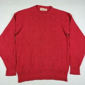 The Fox Collection Red Cotton Sweater 42/44